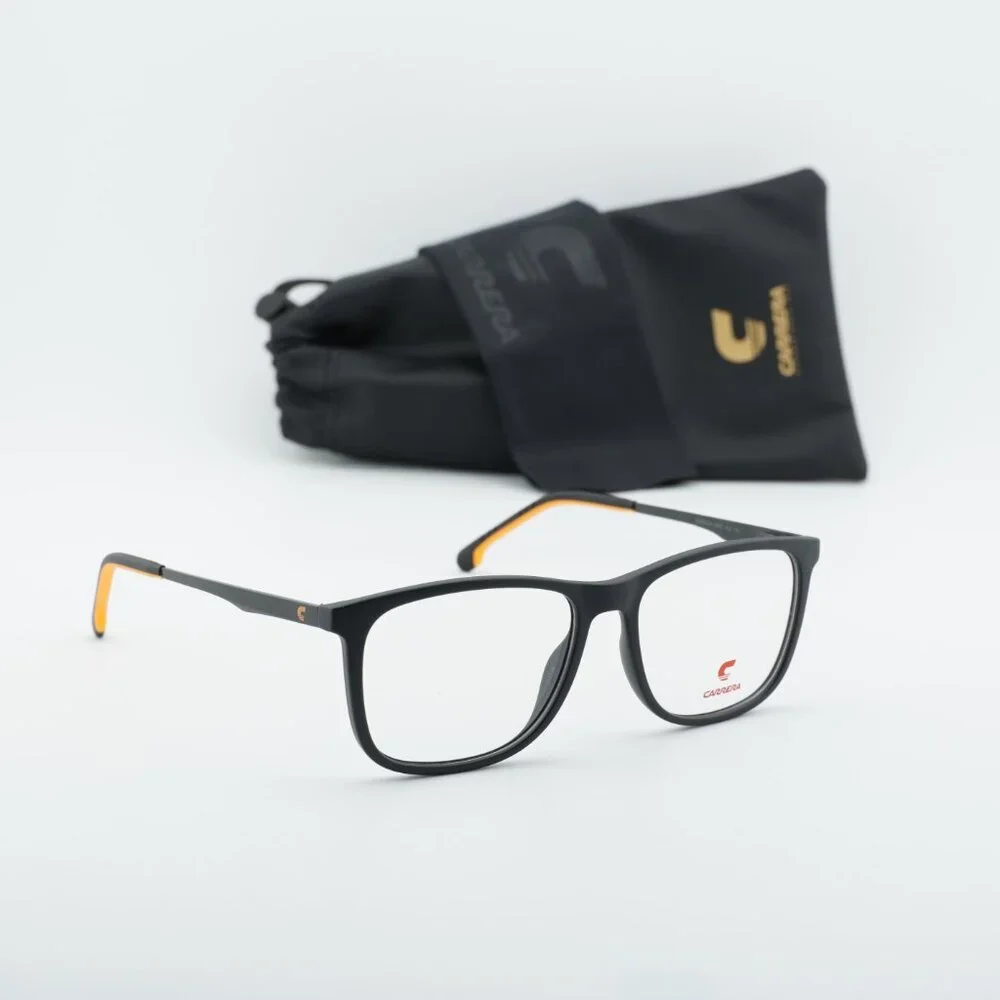 Carrera Junior CARRERA2045T 08LZ 00 Square Eyeglasses 52mm - Black/Orange